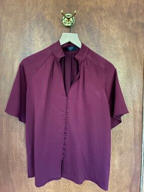 Brass Clothing blouse - wine, small